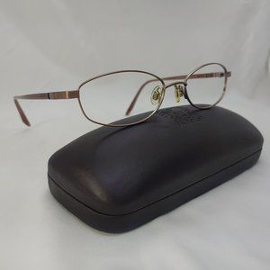 ANNE KLEIN Eyeglass Frames AK9036 Full Metal Rim Plastic Pink